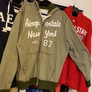 AEROPOSTALE MEN'S XL ZIP FRONT HOODIE
